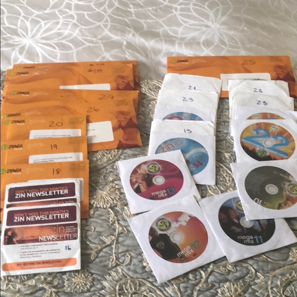 Zumba Music and Choreography DVDS